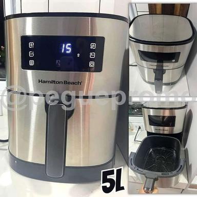 Fritadeira Sem Óleo Air Fryer Digital Hamilton Beach 5.0l 220v Cinza, 1700w - 35051