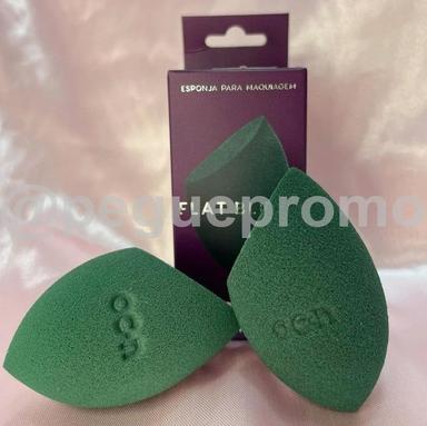Océane Esponja De Maquiagem Verde Flat Blend Verde