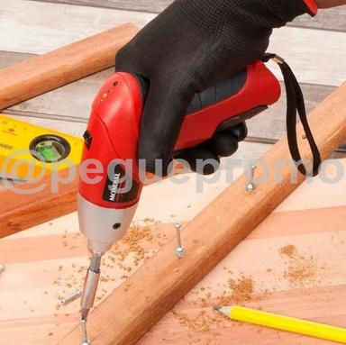 Parafusadeira Recarregável Mondial Vermelho 4,8v Fpf 05